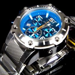 Invicta Speedway XL Verde Blu Acciaio Inox Cronografo Svizze