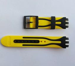 SWATCH STRAP X FUN SCUBA FARFALLINO GIALLO - SUGB101 - 2004 