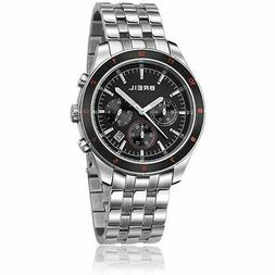 O Da Polso Uomo Tw1221 Cronografo Acciaio Nero #bestprice