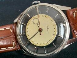 Marvin stunning trasparent in acciaio inox vintage anni 40 c