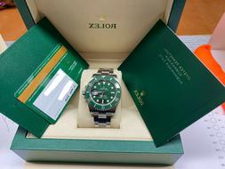 ROLEX SUBMARINER 116610LV HULK   MAGGIO 2020  NUOVO  MAI IND