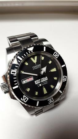 O Con Mod * Movimento Seiko Nh36 * 40 Mm 20 Atm Diver Watch 