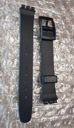 Swatch cinturino nero Lady 12mm gomma Vintage