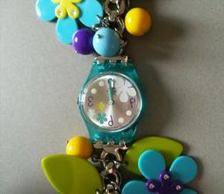 SWATCH SWISS FLIK FLAK con CHARMS. Bambina lungezza 20cm