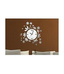 O Da Parete Moderno Adesivo 3d Con Fiori Erba A Muro Effetto