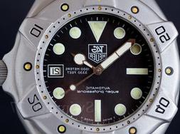 TAG HEUER automatic 1000m vintage universal diver plongee sc