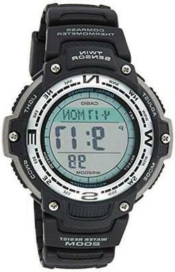 O Digitale Al Quarzo Uomo Con Cinturino In Resina Sgw-100-1