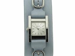 GUESS TREND quarzo lady acciaio cinturino azzurro pelle/tess