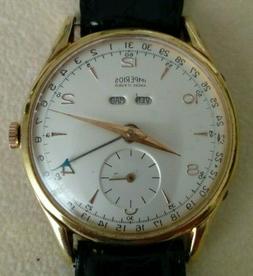 IMPERIOS triplo calendario anni 50 calibro ETA 1164 manuale 