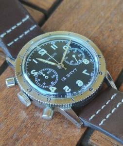 Dodane Type 21 chronograph military issued rare big font dia