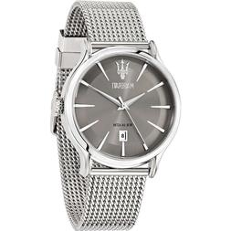 MASERATI UOMO MOD. EPOCA IN ACCIAIO MAGLIA MILANO 42MM R8853