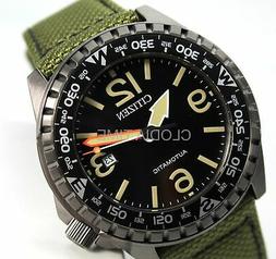 Citizen Uomo Nuovo 2021 Tempo Automatico Ip Nero NJ2197-19E