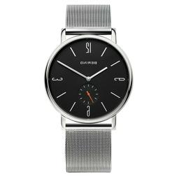 uomo orologio da polso slim radio control