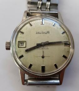 O Puntual Swiss Made 17 Rubis Incabloc Manuale Funzionante