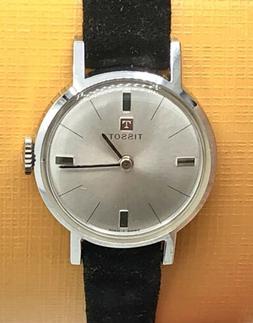 Tissot vintage 1960 steel lady watch mechanical New Old Stoc