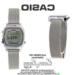Casio vintage maglia mesh cassa piccola LA670WEM-7DF maglia 