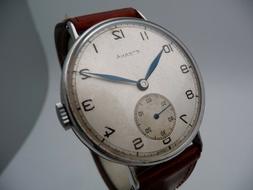 ETERNA VINTAGE MILITARY WATCH "ALL DIAL" THIN BEZEL CASE - C