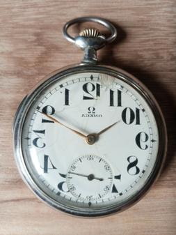 Vintage Omega old poket watch before 1920 case 52 mm.