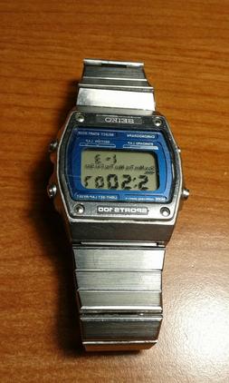 VINTAGE SEIKO QUARZ SPORTS 100  BRACCIALATO - ANNI '70