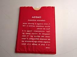 VINTAGE OMEGA SEAMASTER 300 SPEEDMASTER 321 HOLDER GUARANTEE