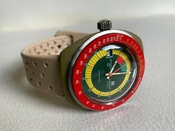 Tissot vintage SIDERAL S cassa fiberglass colore verde
