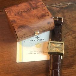 Vintage Very Rare Zenith Respirator 1970 Automatic Men 2562p