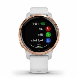 Garmin vivoactive 4S White and Rose Gold GPS Smartwatch 010-