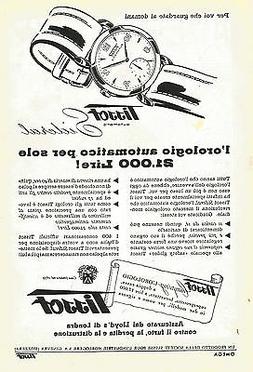 O Tissot Sideral - Pubblicit&agrave; 1953 - Advertising