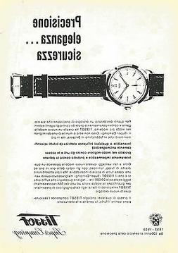O Tissot Super Camping - Pubblicit&agrave; 1953 - Advertising