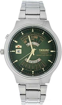 Orient Watch FEU00002FW Uomo Argento Verde Analogico Quadran