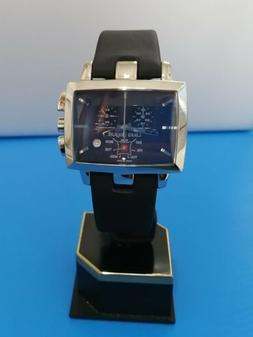 laura biagiotti watch swiss case rettangolare steel size 39,