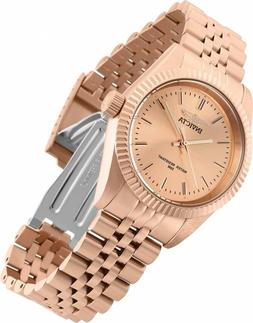 Invicta Women's Watch Specialty Quartz Rose Gold Dial Bracel