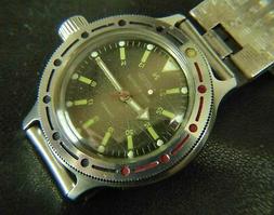 Vostok Wostok Amphibian USSR Watch 17 j 2414a cal Antimagnet