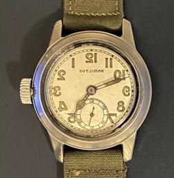 HAMILTON WW2 ORDNANCE MILITARY WATCH 987A ARMY - 1943