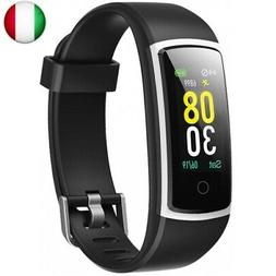 O Fitness Tracker Uomo Donna Pressione Sanguigna Smart