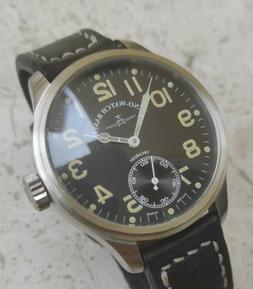 ZENO PILOT 6498 MECHANICAL UNITAS 6497 MILITARY KHAKI FLIEGE